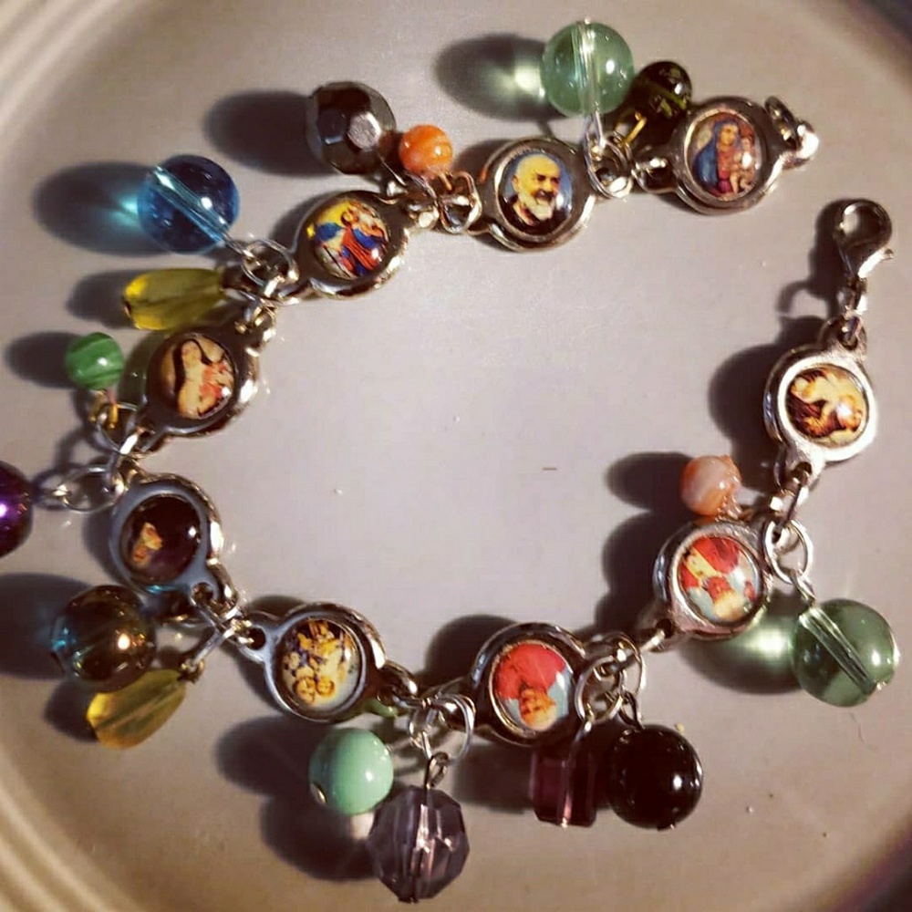 Altered Religious Bracelet